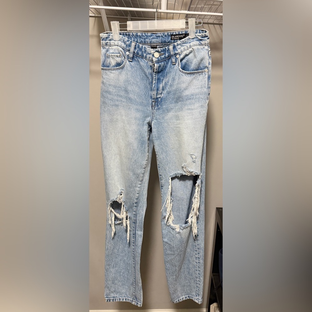 Blank NYC Light Blue Distressed Jeans